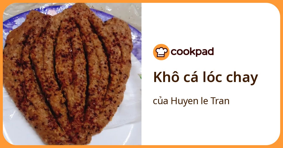 Khô cá lóc chay