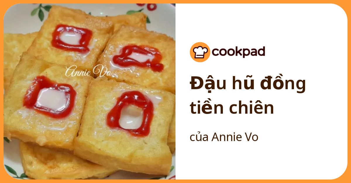 Đậu hũ đồng tiền chiên