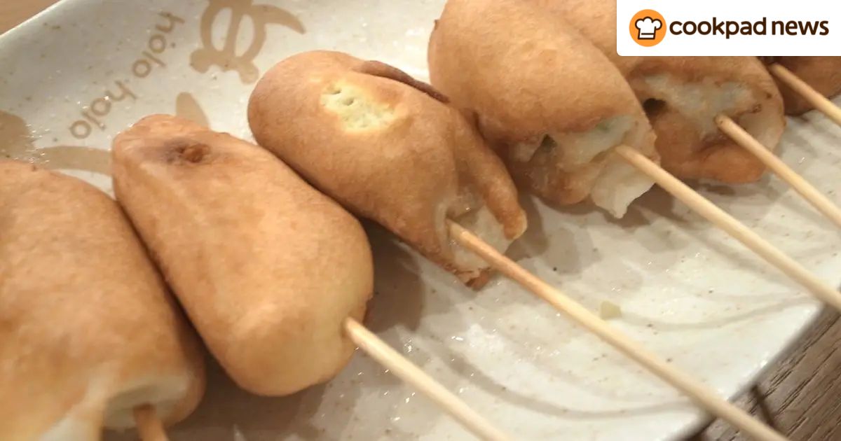試してみた】冷凍餃子でアメリカンドッグが作れた！ | クックパッド