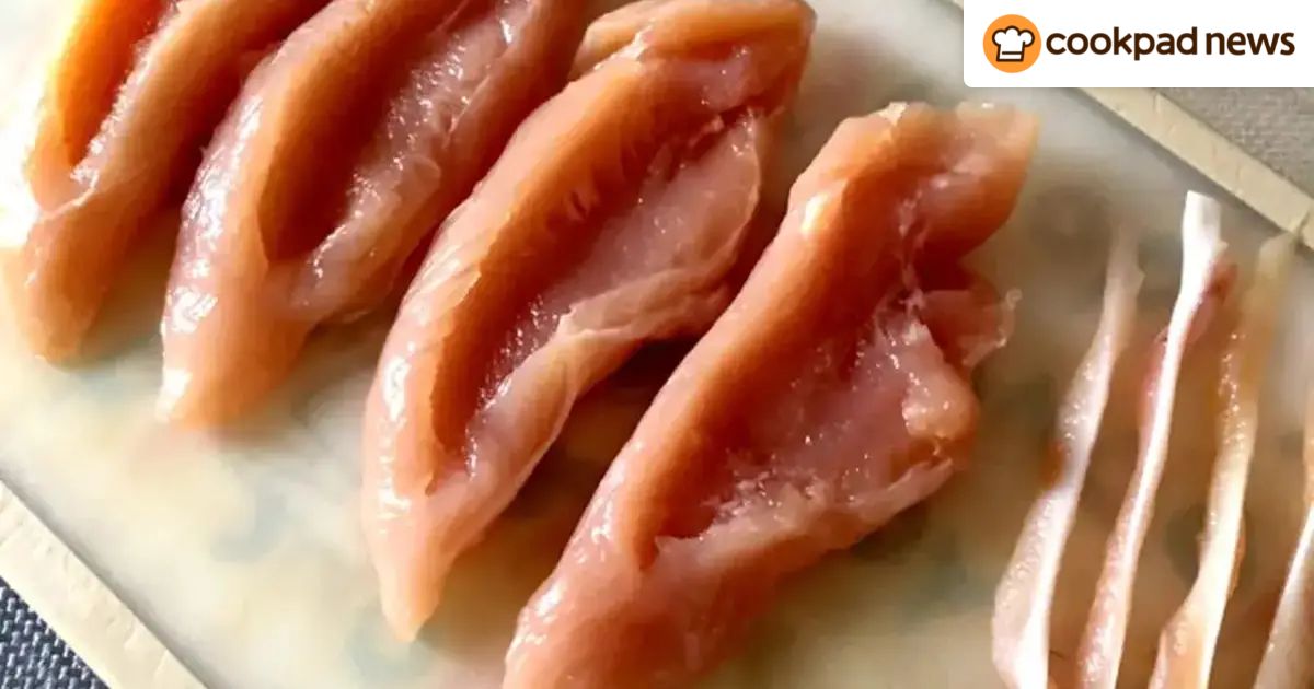 400人以上が絶賛！ささみの筋が驚くほどスルッと抜ける取り方