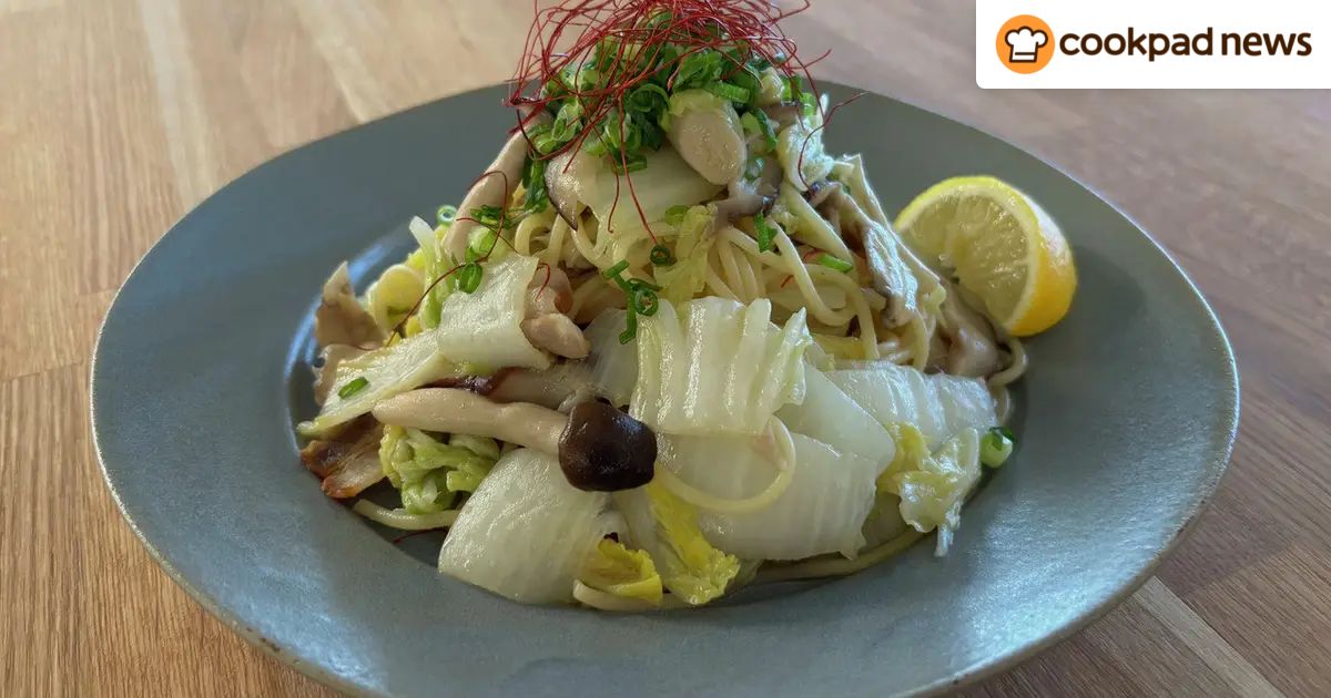 白菜が主役！フライパン1つで完成する「ワンパン和風パスタ」が絶品
