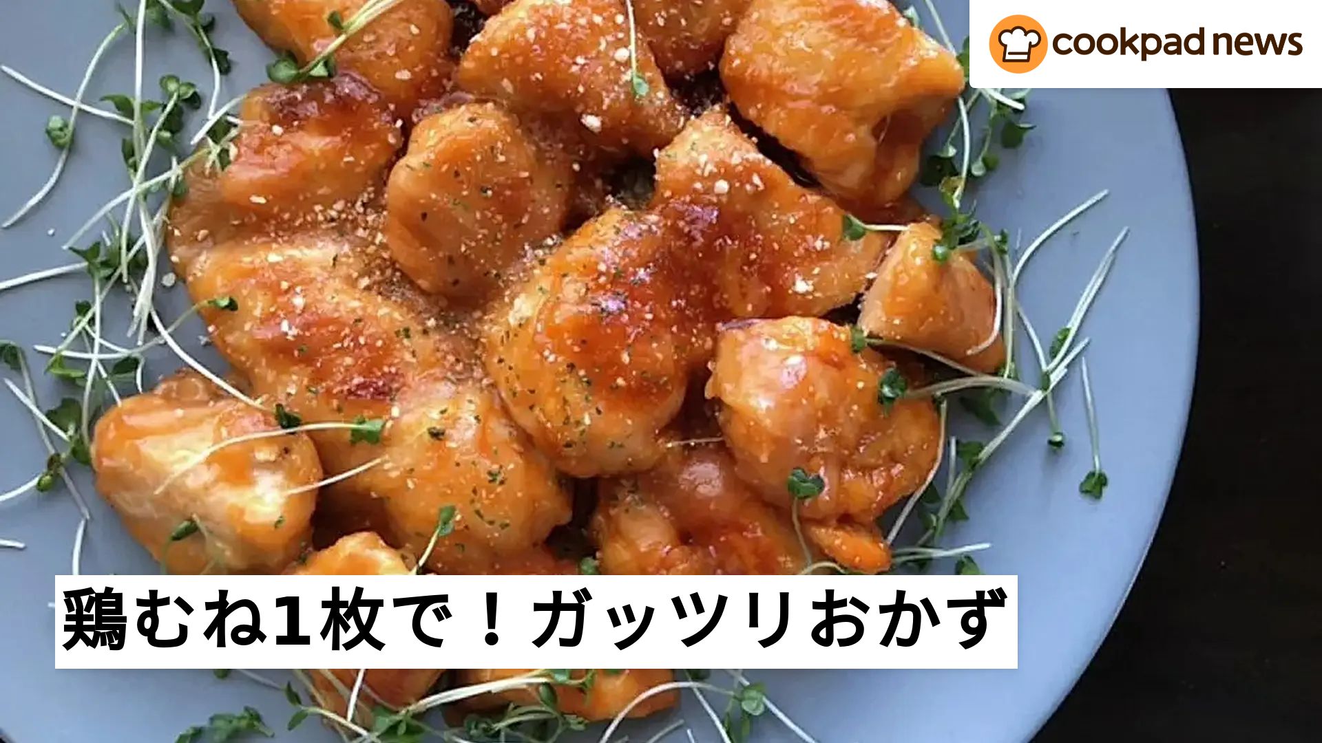 連休にお金を使いすぎちゃった…材料2品以内で◎「鶏むね1枚」の