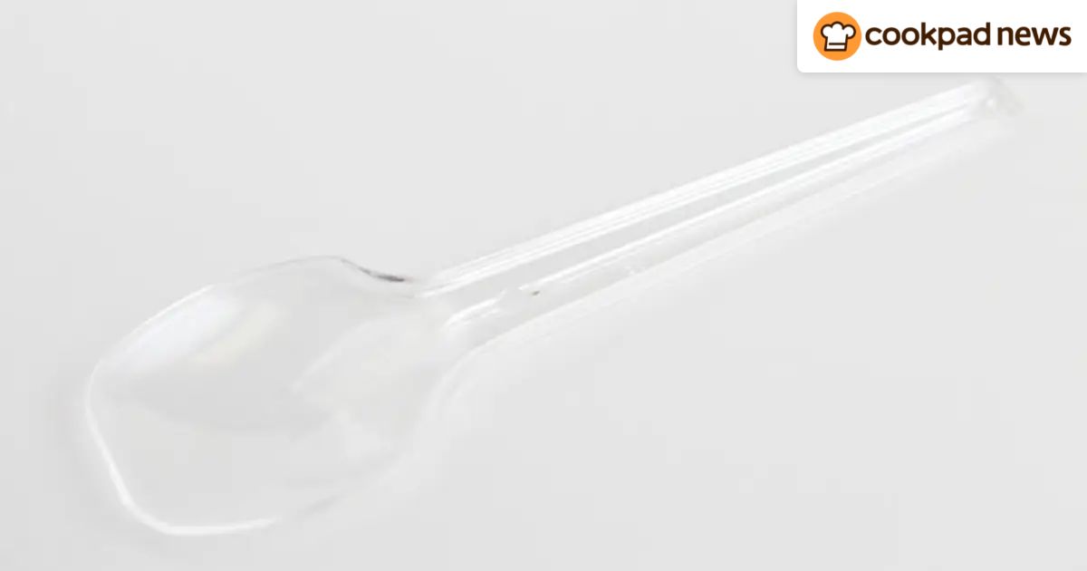 裏ワザ】コンビニでもらえるデザートスプーンで計量できる 